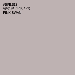 #BFB2B3 - Pink Swan Color Image